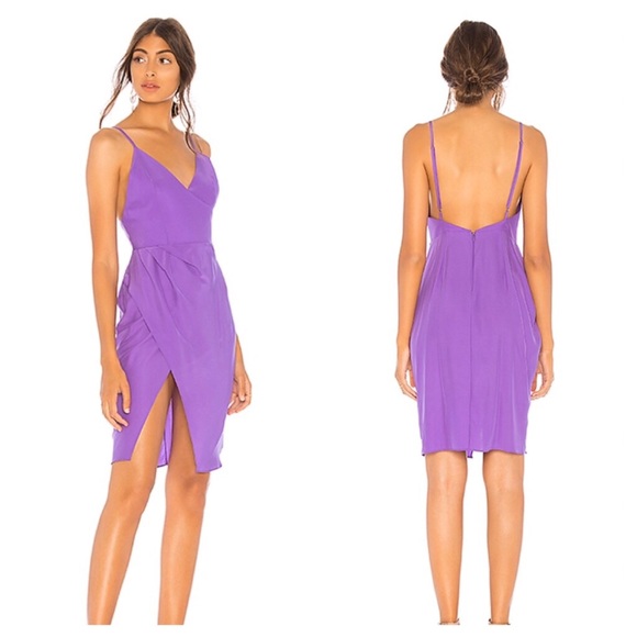 Amanda Uprichard Dresses & Skirts - Amanda Uprichard Midtown Purple Pure Silk Dress